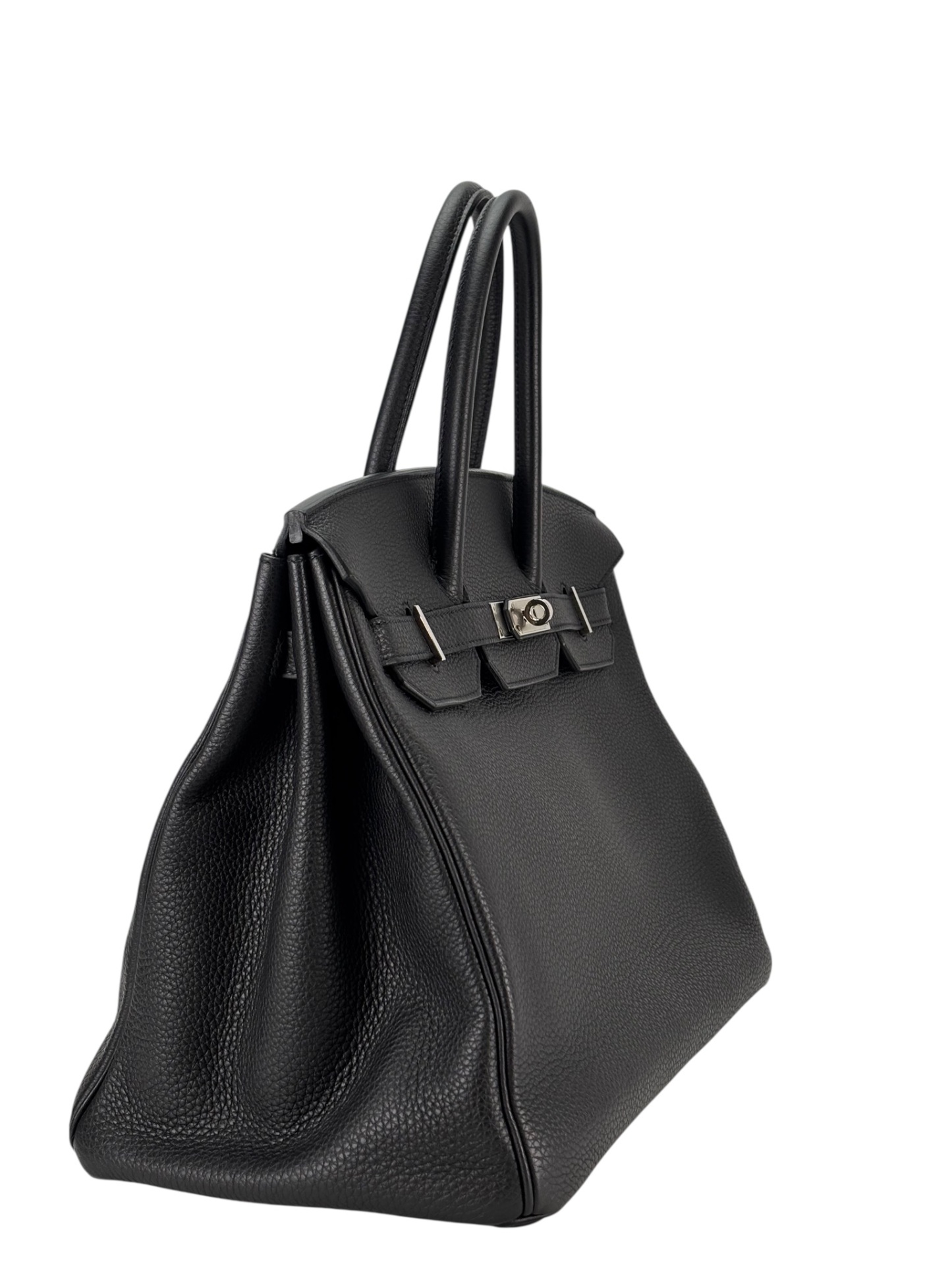 HERMES - Birkin 35 Black Togo Palladium Hardware 
