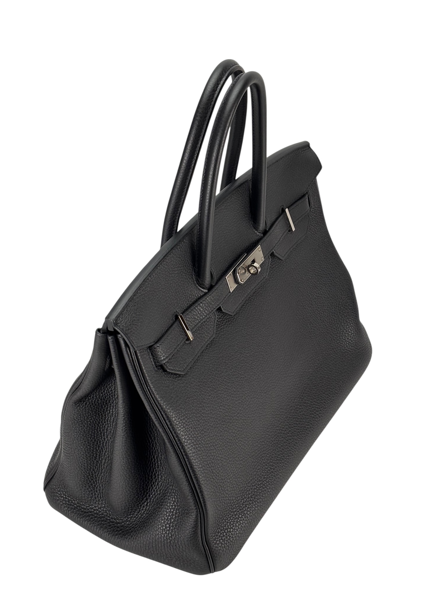 HERMES - Birkin 35 Black Togo Palladium Hardware 