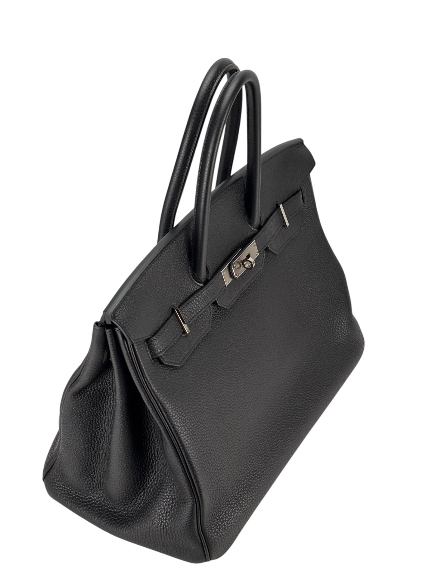 HERMES - Birkin 35 Black Togo Palladium Hardware 