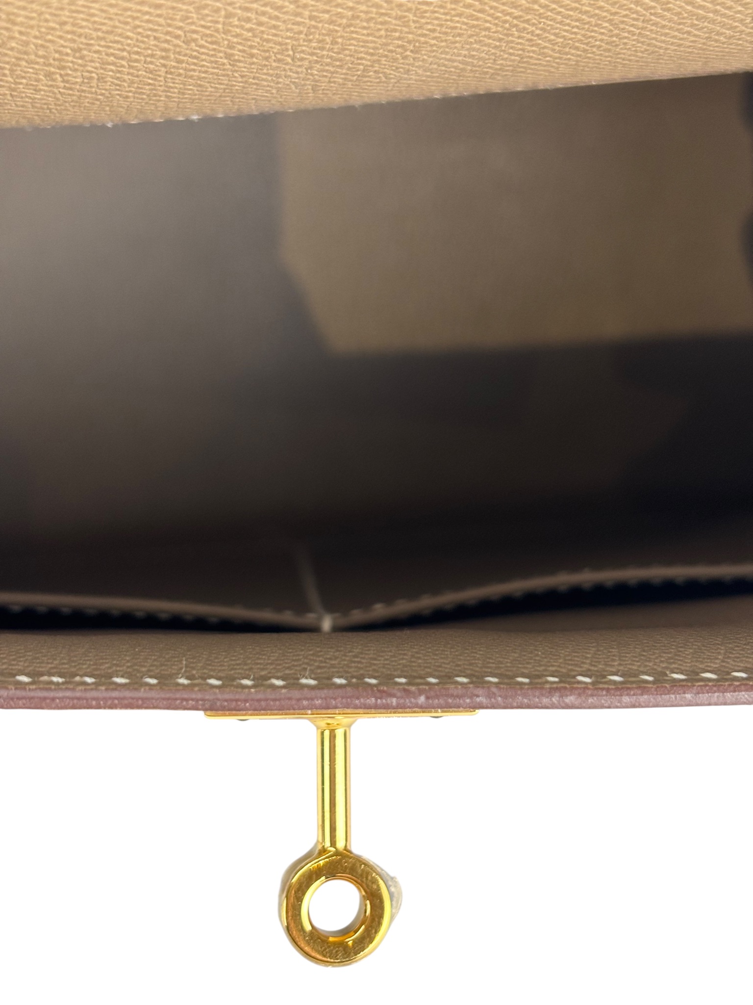 HERMES - Kelly 28 Etoupe Epsom Gold Hardware