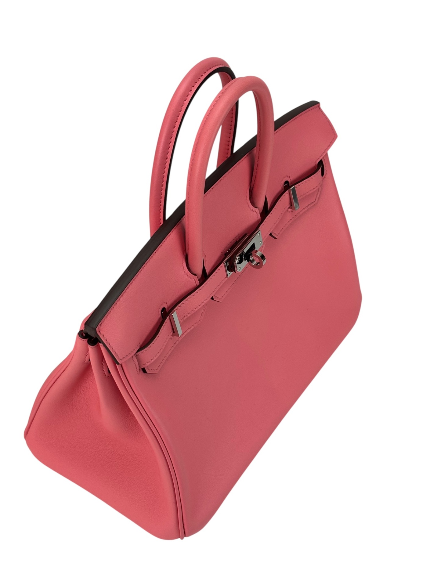 HERMES - Birkin 25 U5 Rose Lipstick Swift Palladium Hardware 
