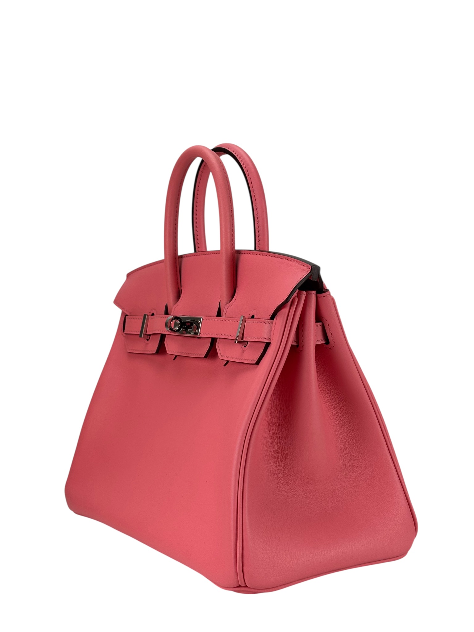 HERMES - Birkin 25 U5 Rose Lipstick Swift Palladium Hardware 