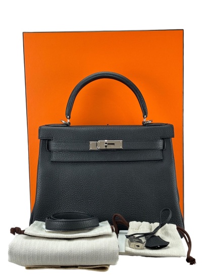 HERMES - Kelly 28 Nior TC Palladium Hardware