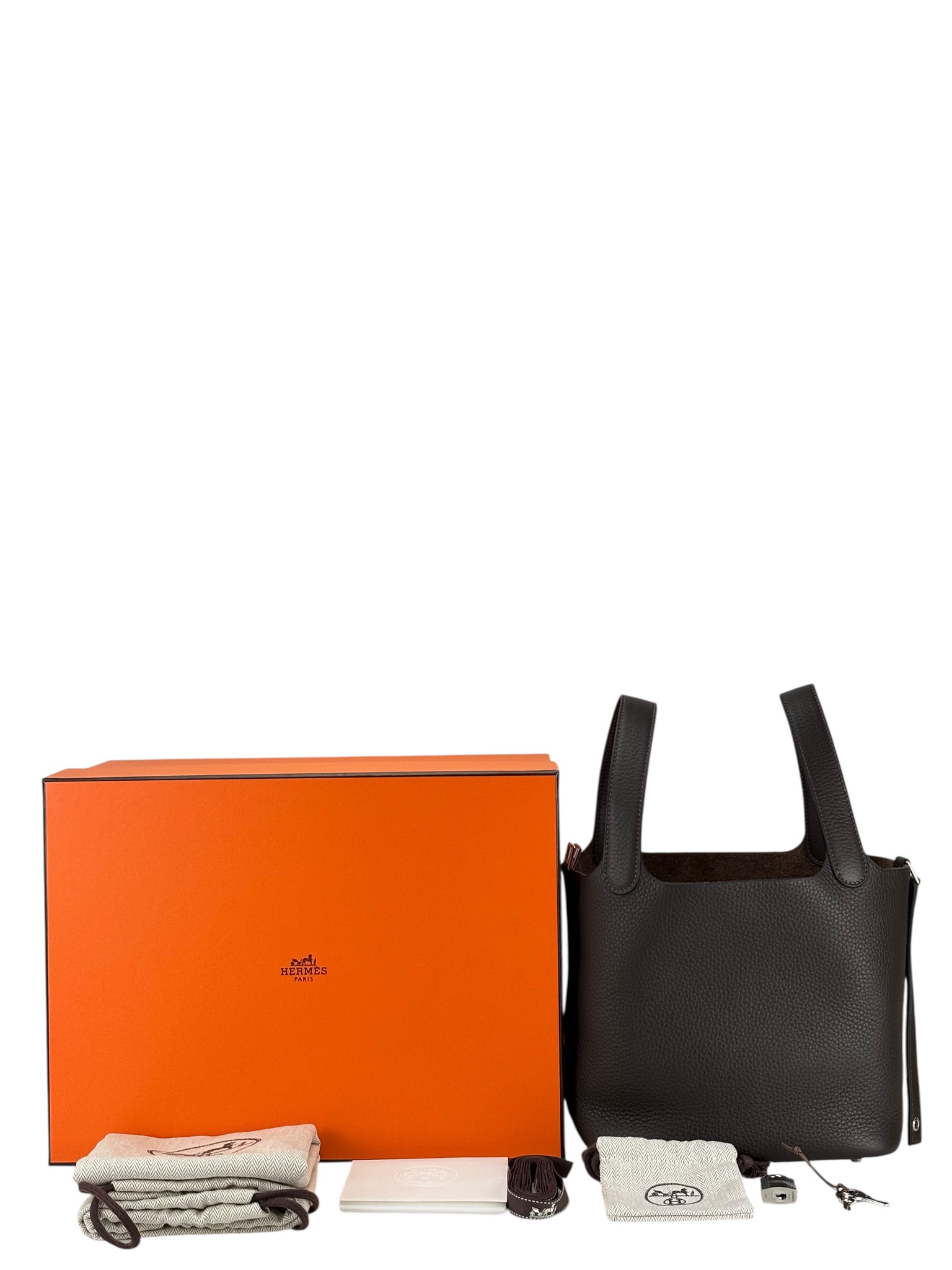 HERMES - Picotin PM Picotin 18 Ebene TC Palladium Hardware