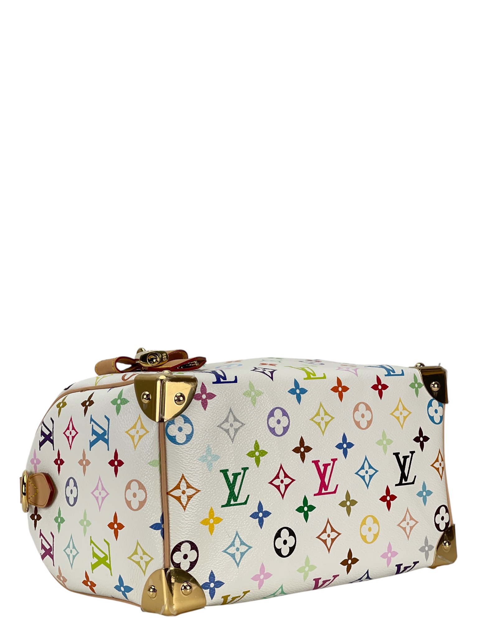 LOUIS VUITTON - LV x TM Speedy 25 White Monogram Multicolor