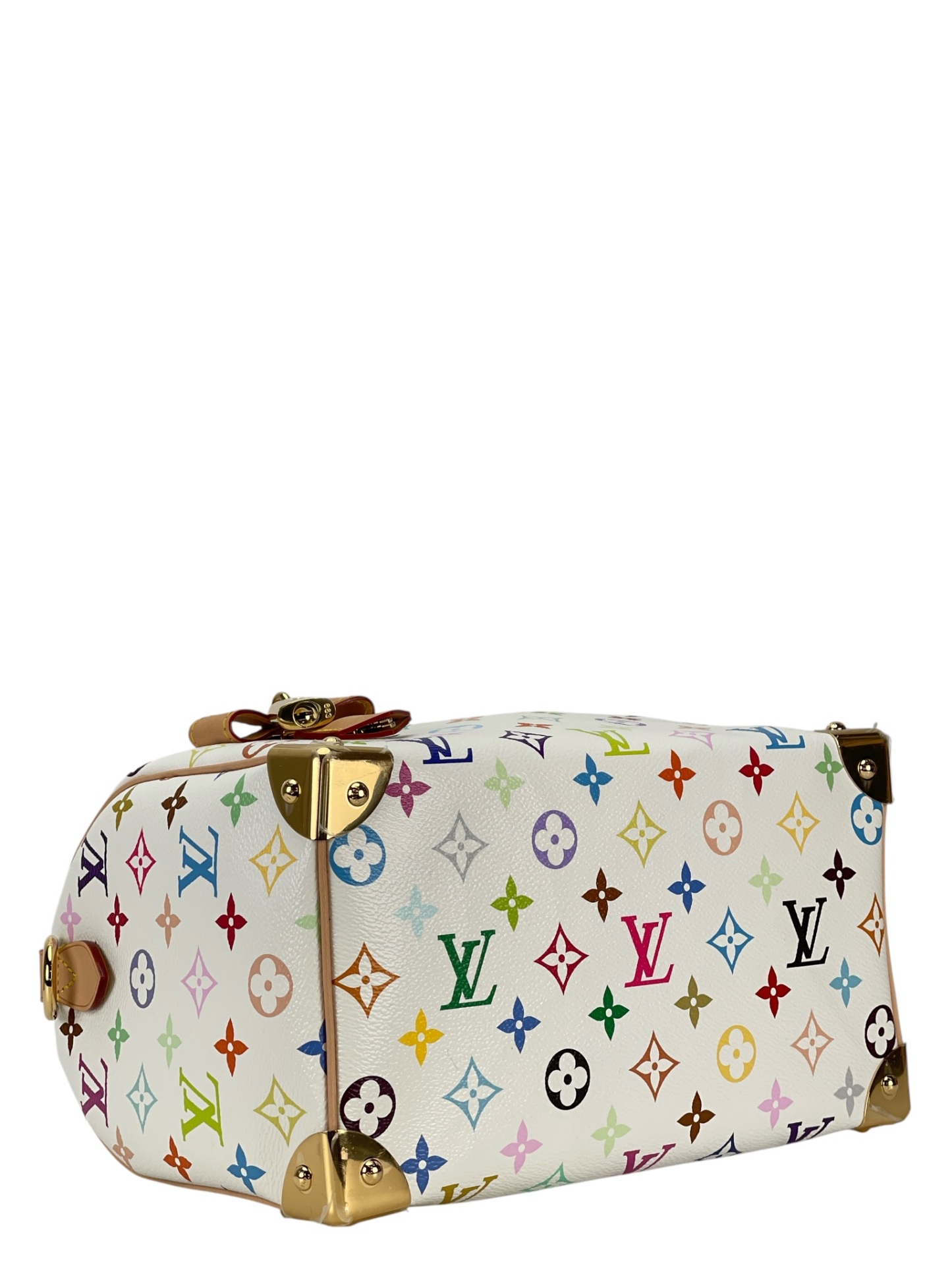 LOUIS VUITTON - LV x TM Speedy 25 White Monogram Multicolor