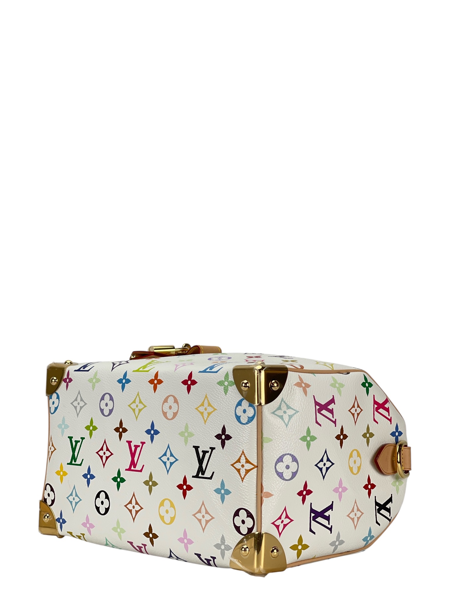 LOUIS VUITTON - LV x TM Speedy 25 White Monogram Multicolor