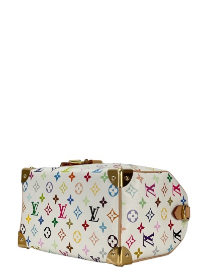 LOUIS VUITTON - LV x TM Speedy 25 White Monogram Multicolor