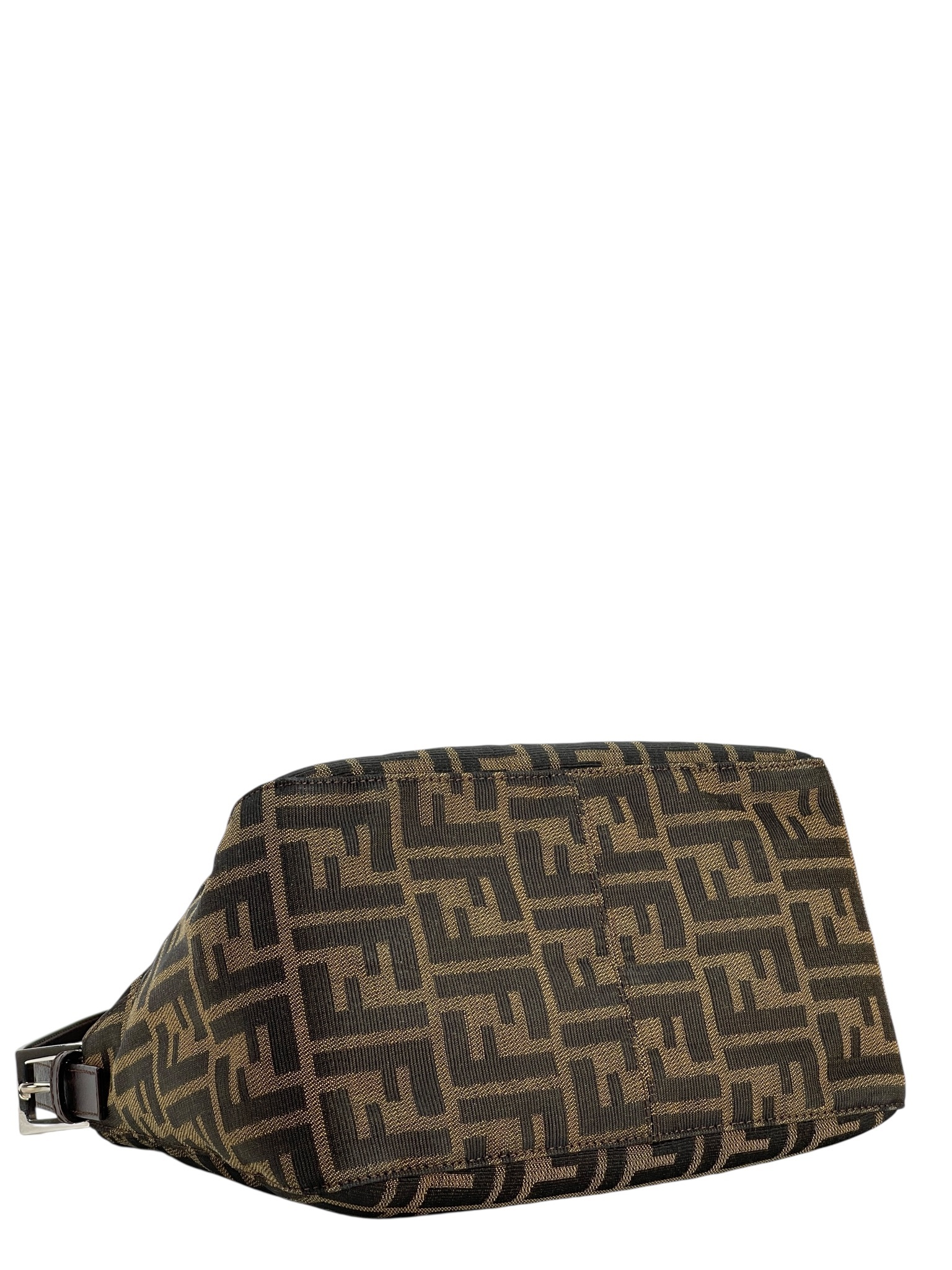 FENDI - Zucca Canvas Zucca Shoulder Bag Silver Hardware