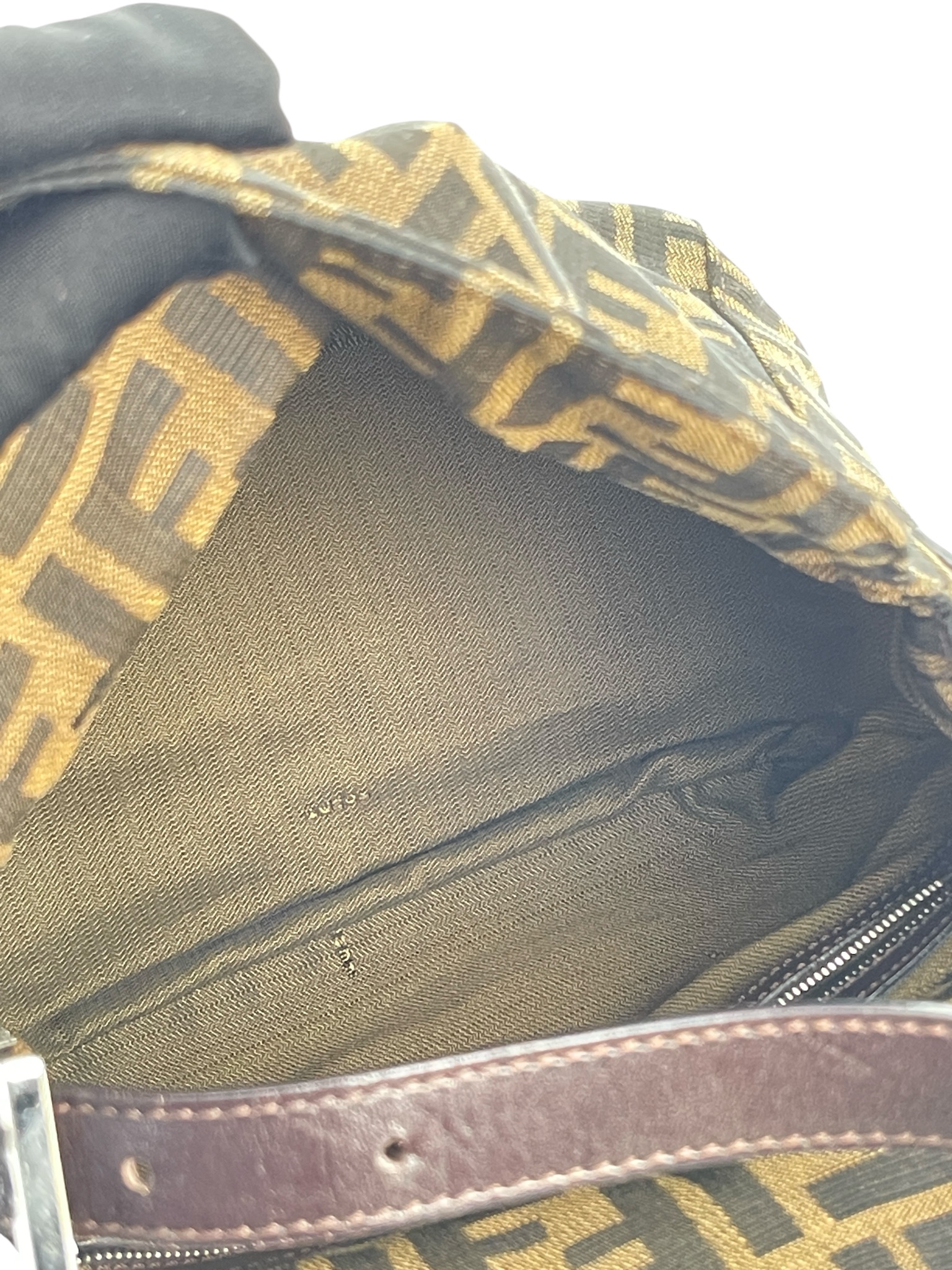 FENDI - Zucca Canvas Zucca Shoulder Bag Silver Hardware