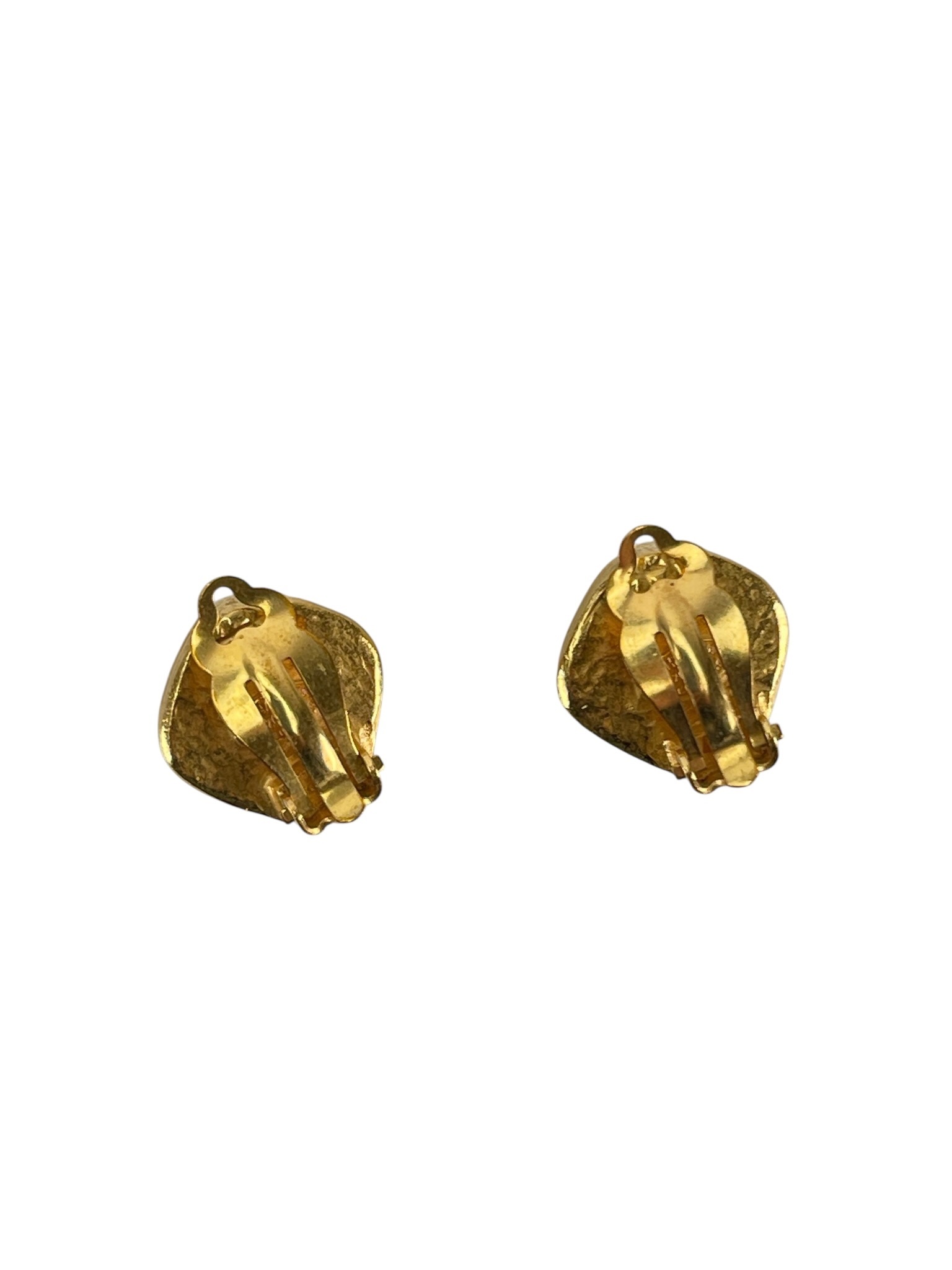 CHANEL - 97A Rhombus CC Logo Earrings