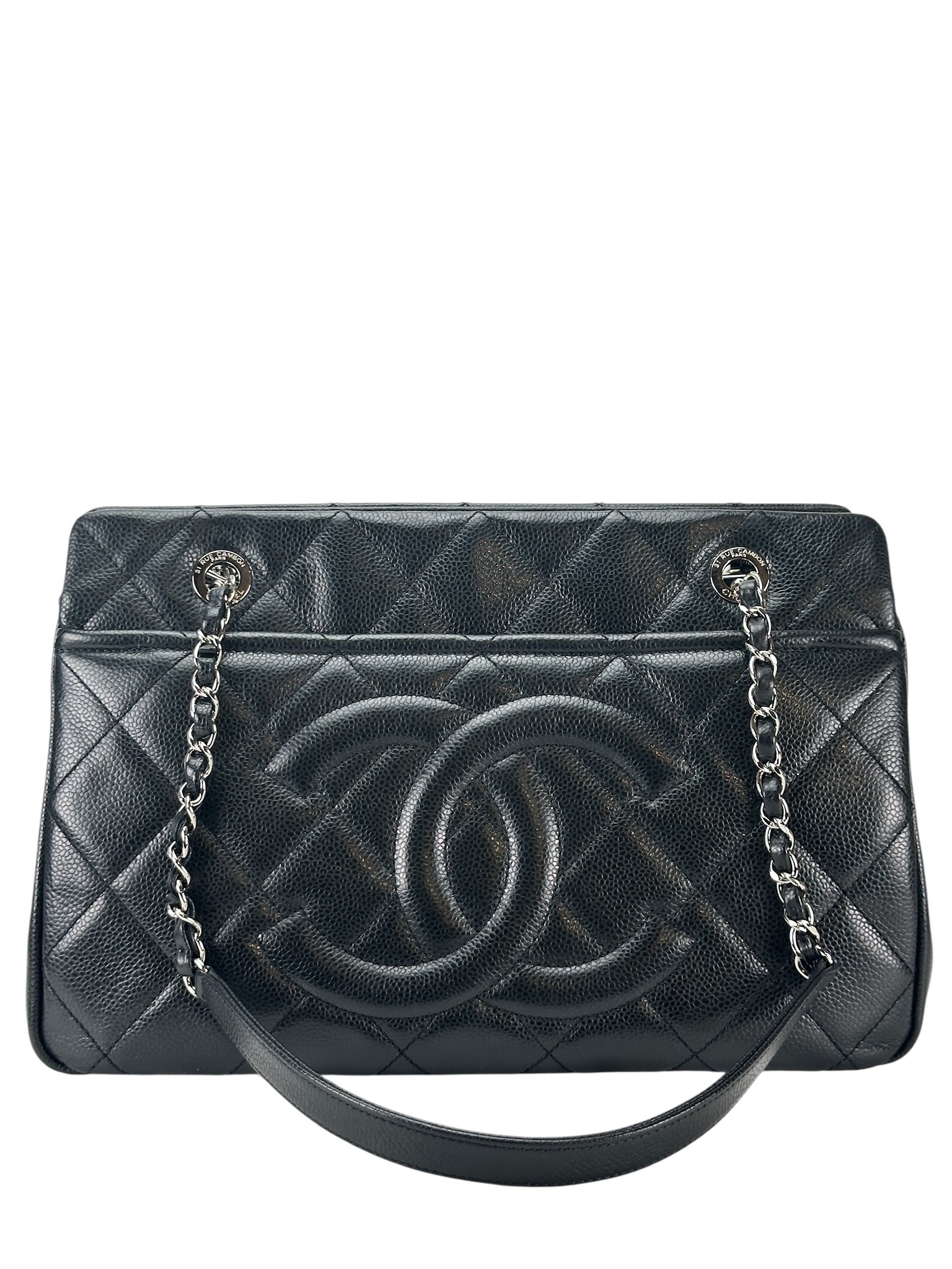 CHANEL - Timeless CC Soft Tote Black Caviar