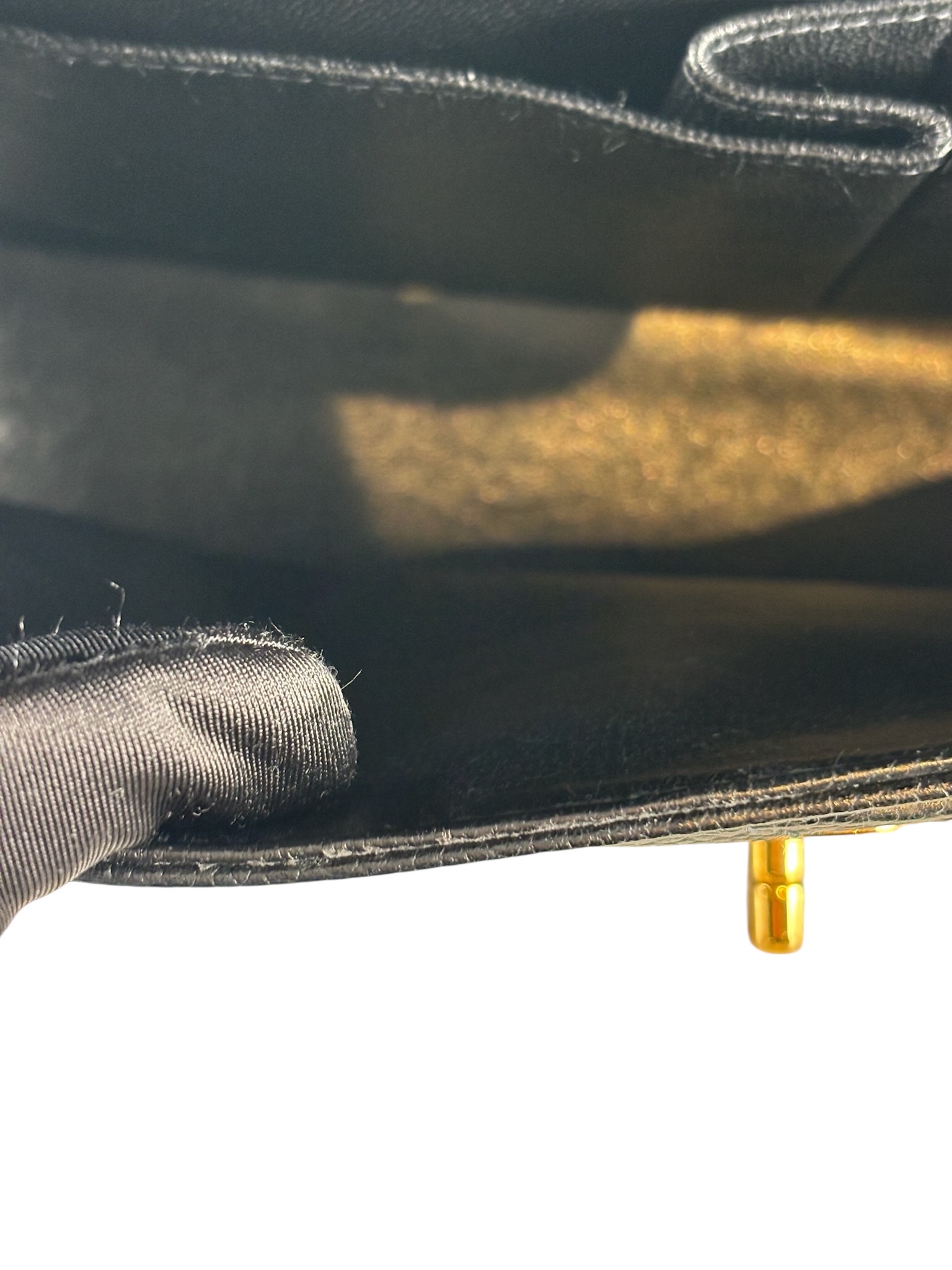 CHANEL - Medium Classic Double Flap Bag Black Caviar Gold Hardware (CF25)