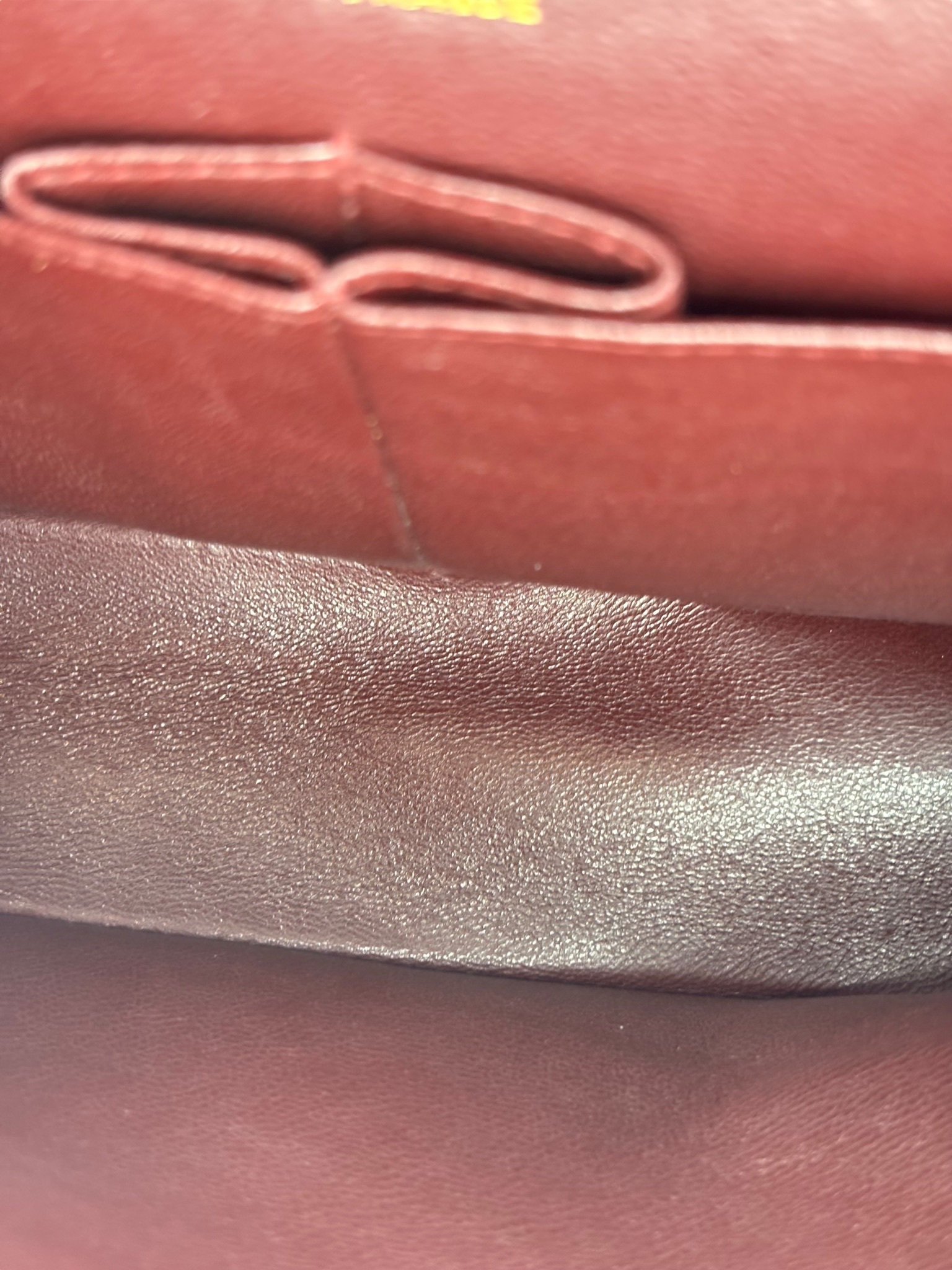 CHANEL - Medium Classic Double Flap Bag Black Lambskin Gold Hardware (CF25)