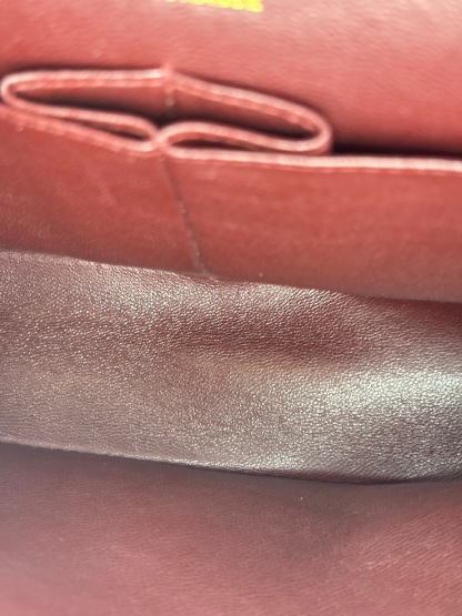 CHANEL - Medium Classic Double Flap Bag Black Lambskin Gold Hardware (CF25)