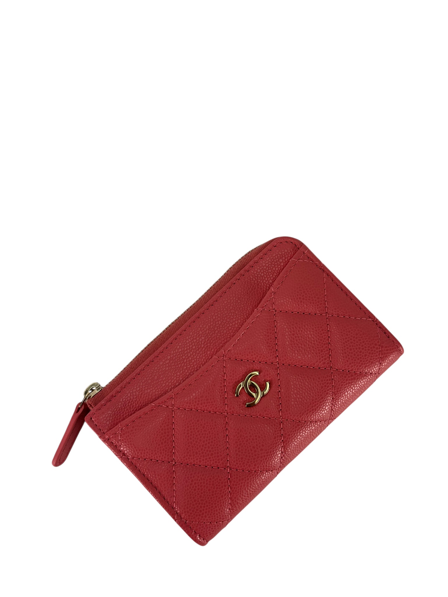 CHANEL - 24B Pink Caviar Coin Purse