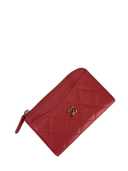 CHANEL - 24B Pink Caviar Coin Purse