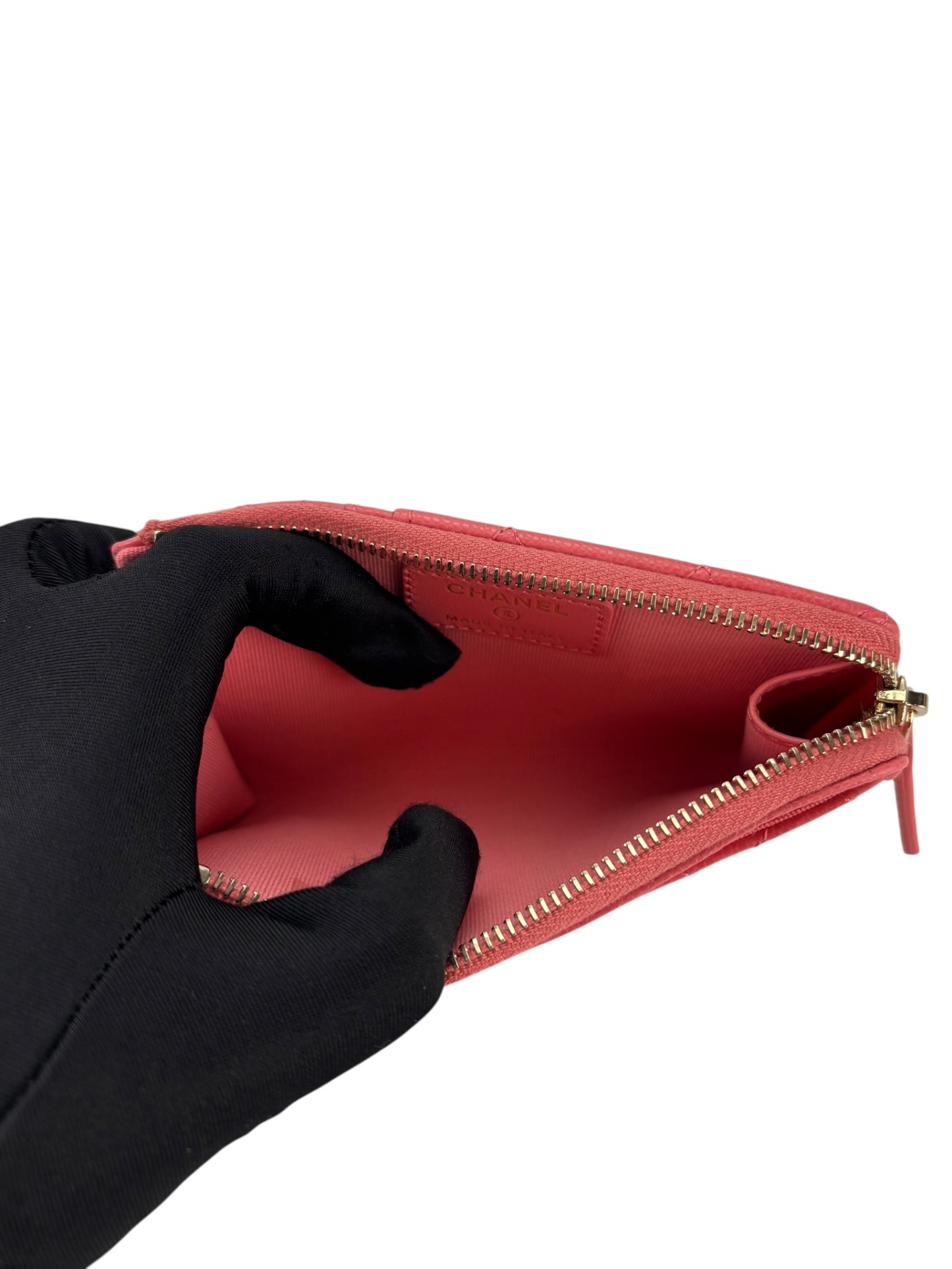 CHANEL - 24B Pink Caviar Coin Purse