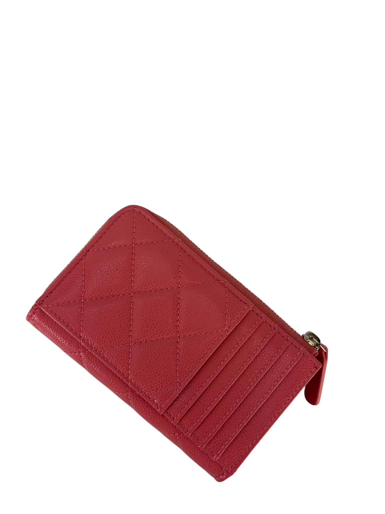 CHANEL - 24B Pink Caviar Coin Purse