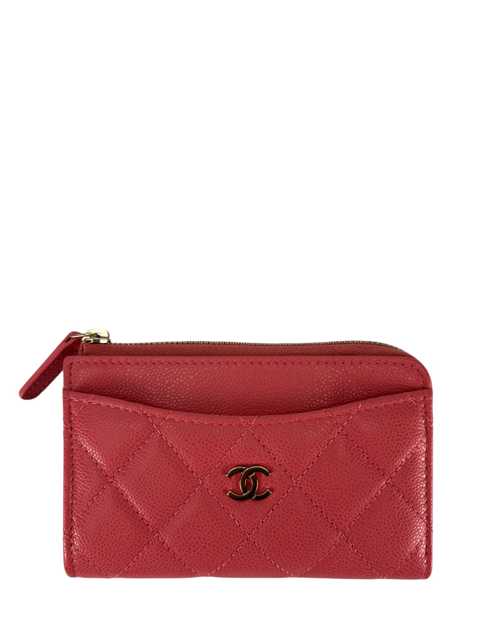 CHANEL - 24B Pink Caviar Coin Purse