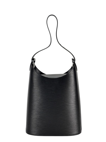 LOUIS VUITTON - Black Epi Verseau Leather Bag