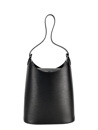 LOUIS VUITTON - Black Epi Verseau Leather Bag