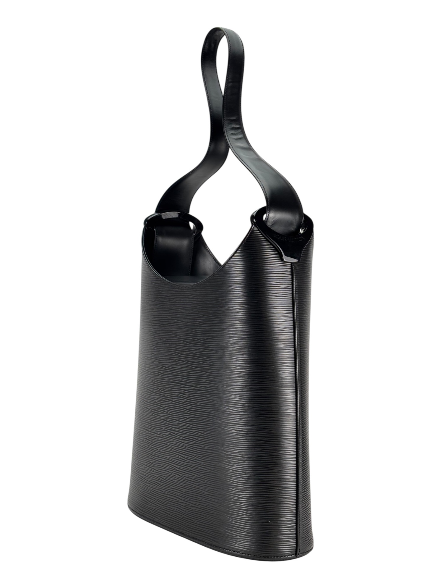 LOUIS VUITTON - Black Epi Verseau Leather Bag