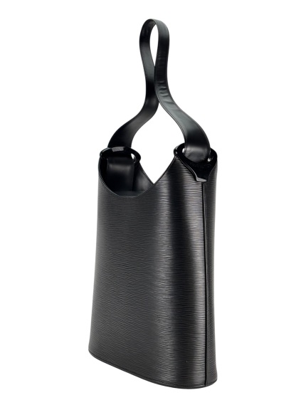 LOUIS VUITTON - Black Epi Verseau Leather Bag