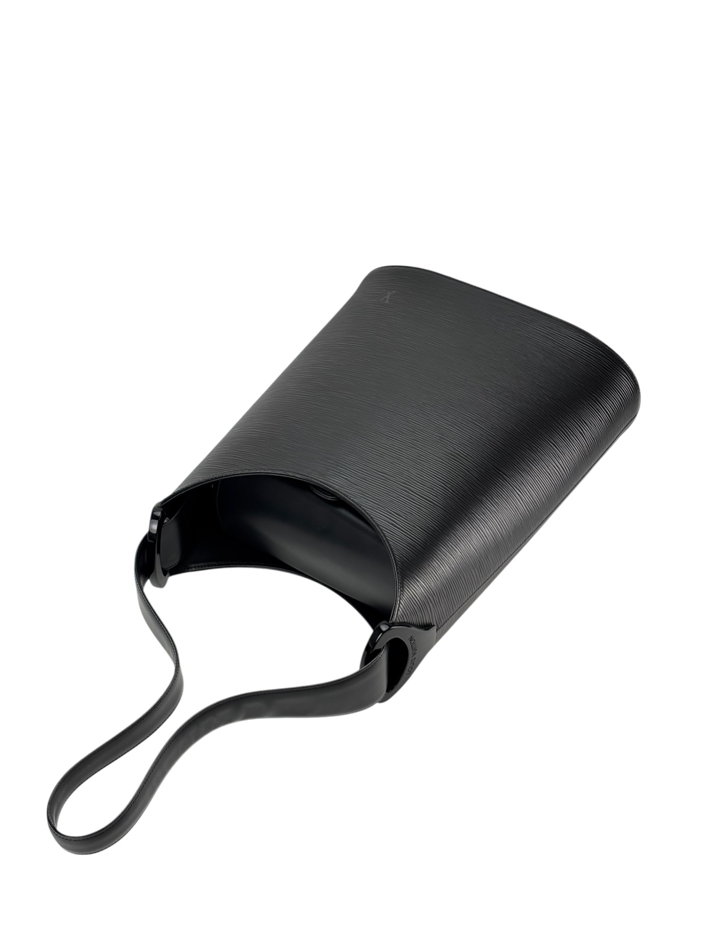 LOUIS VUITTON - Black Epi Verseau Leather Bag