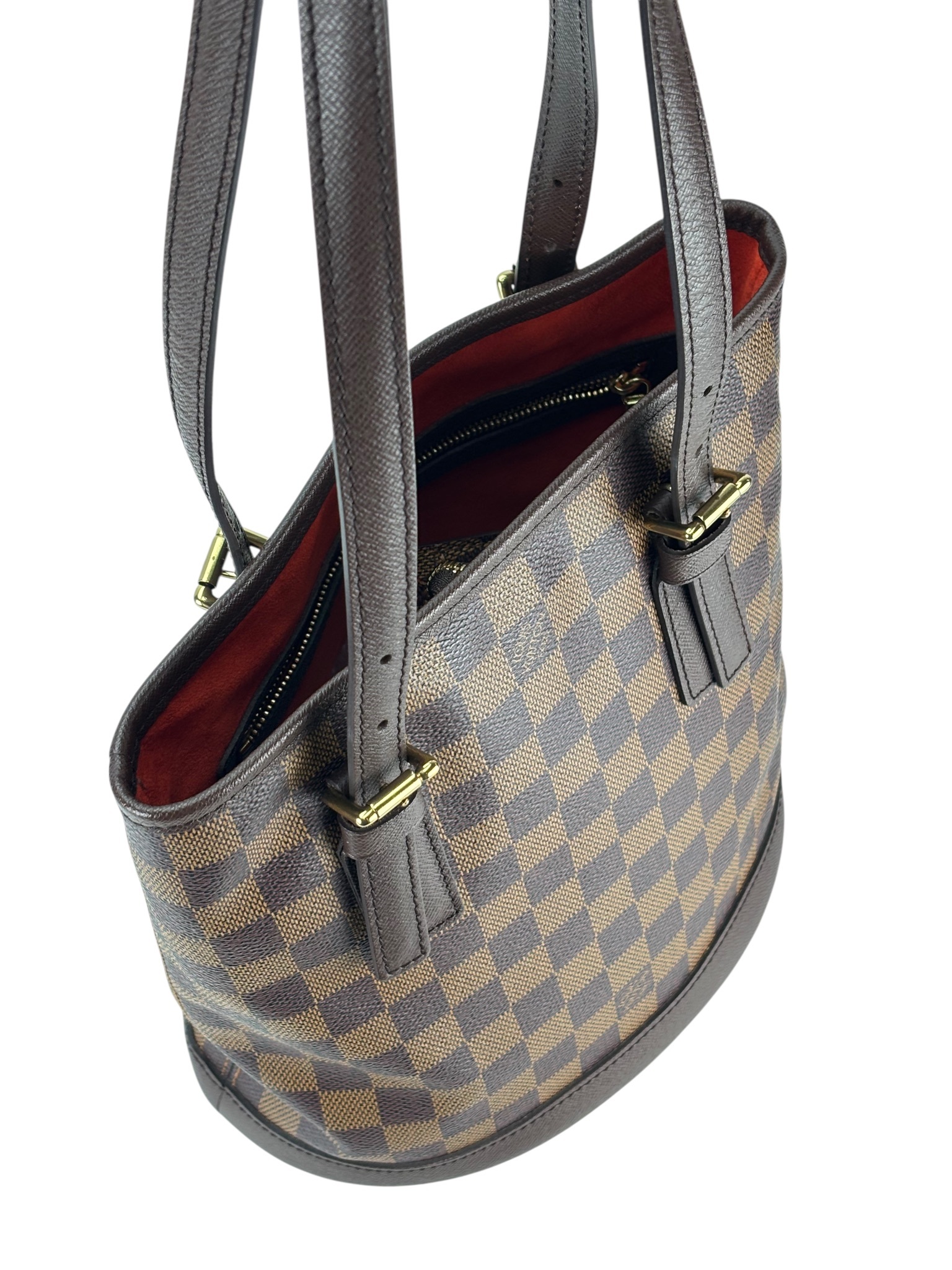LOUIS VUITTON - Bucket PM Damier Ebene Canvas
