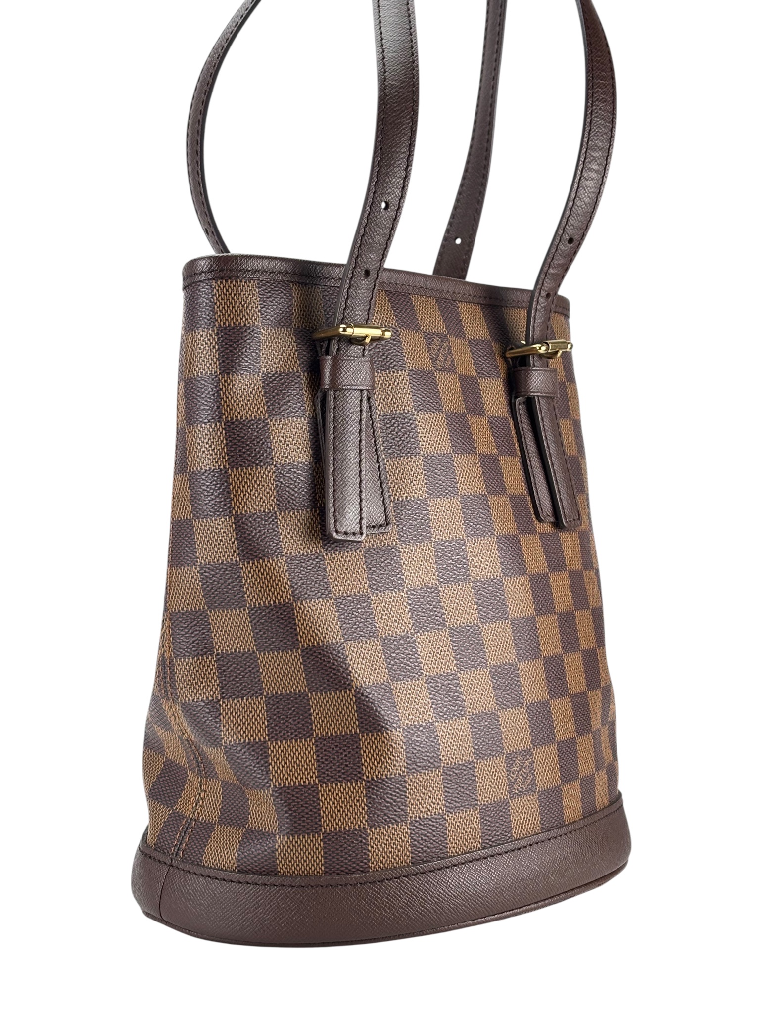 LOUIS VUITTON - Bucket PM Damier Ebene Canvas