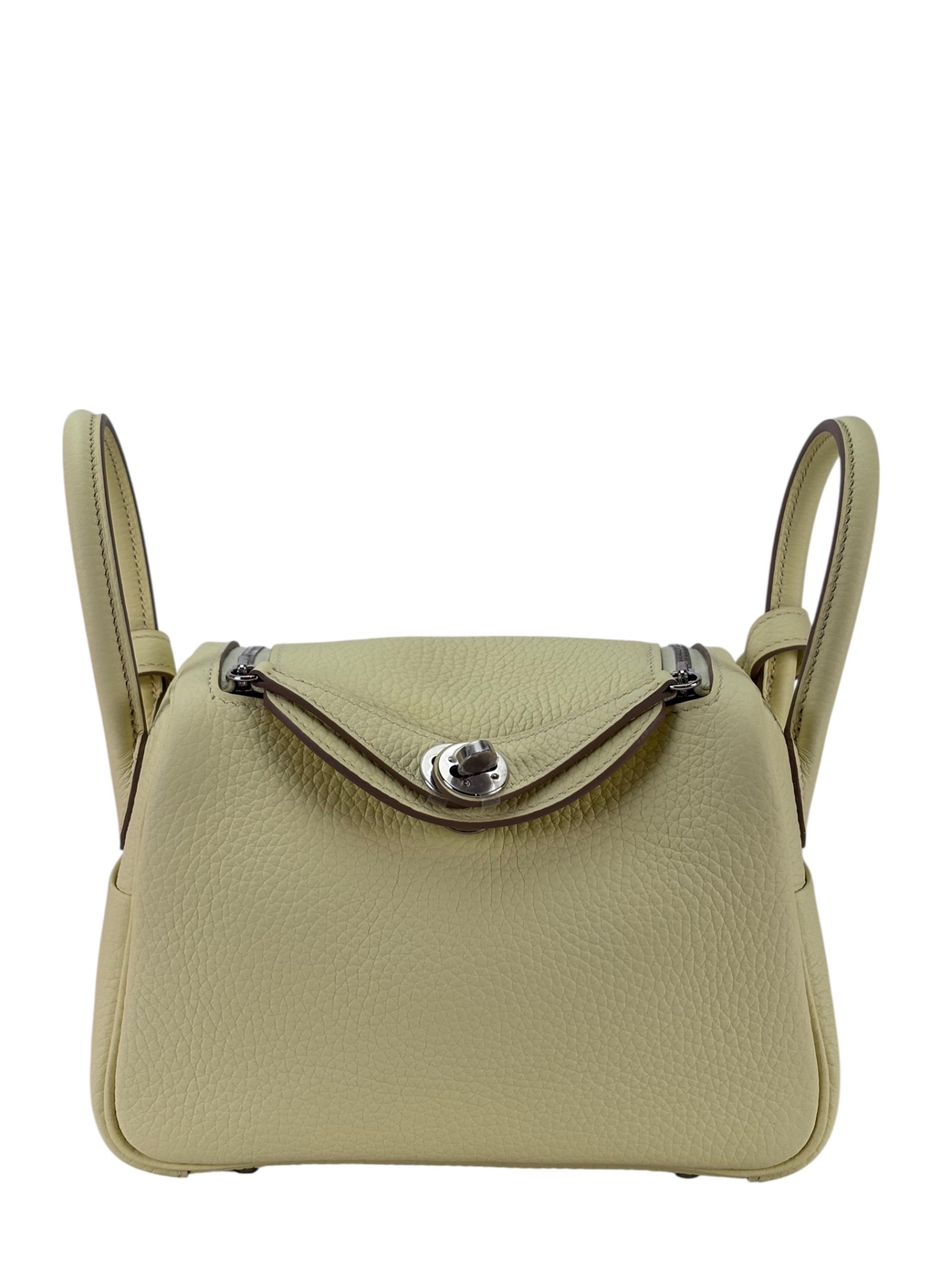 HERMES - Mini Lindy I8 Milton Yellow TC Palladium Hardware 
