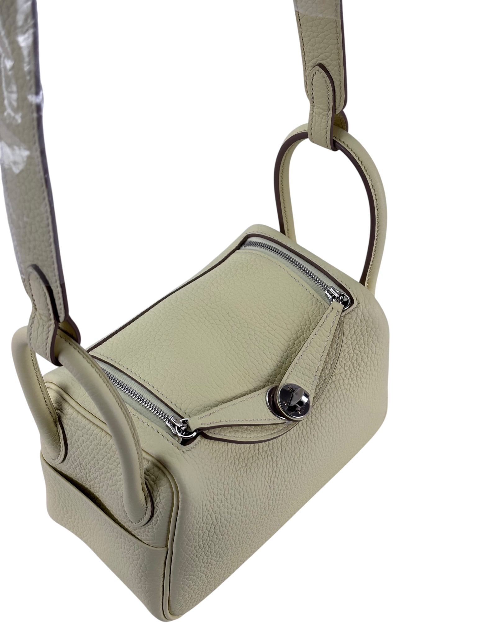 HERMES - Mini Lindy I8 Milton Yellow TC Palladium Hardware 