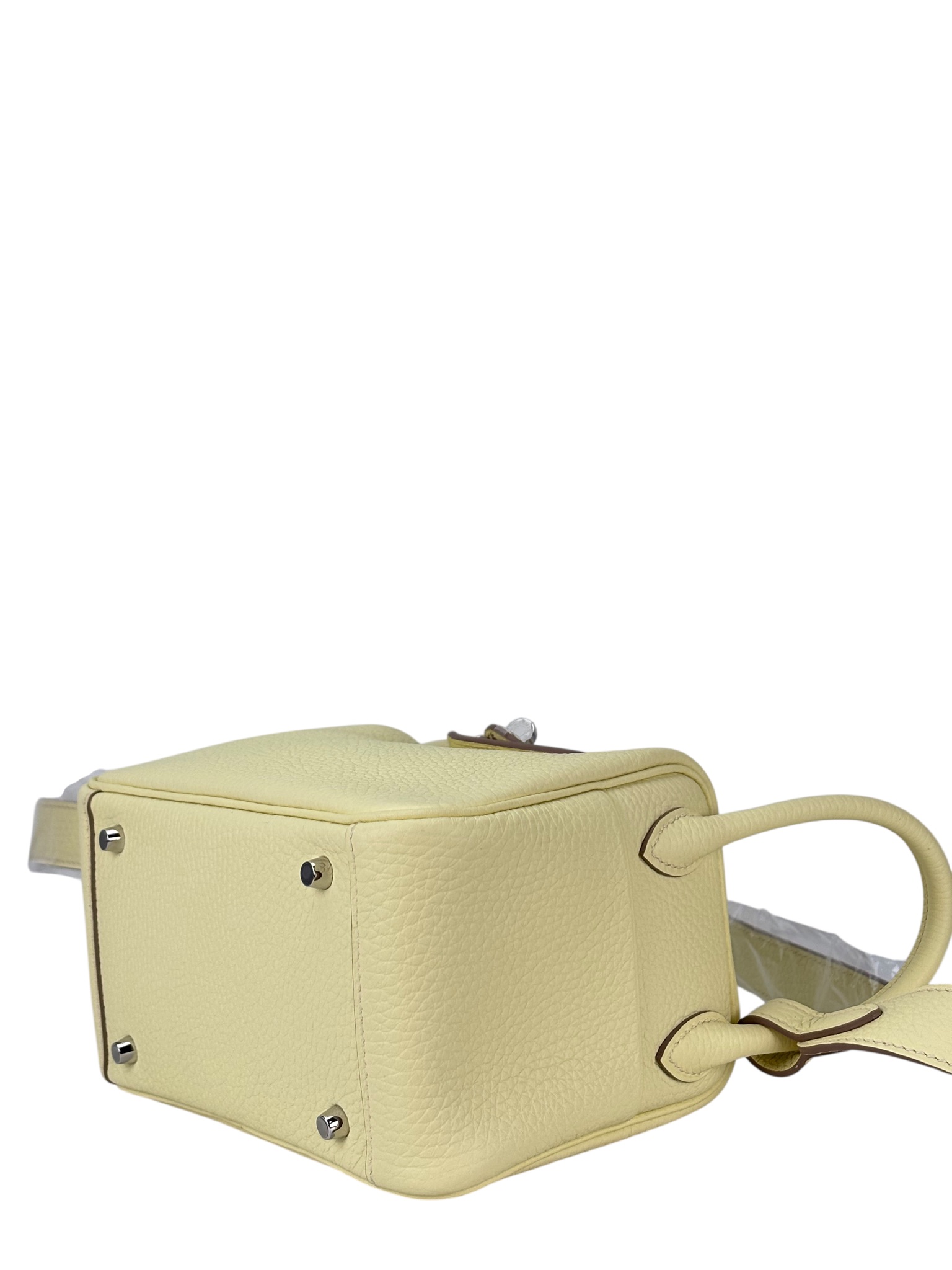 HERMES - Mini Lindy I8 Milton Yellow TC Palladium Hardware 