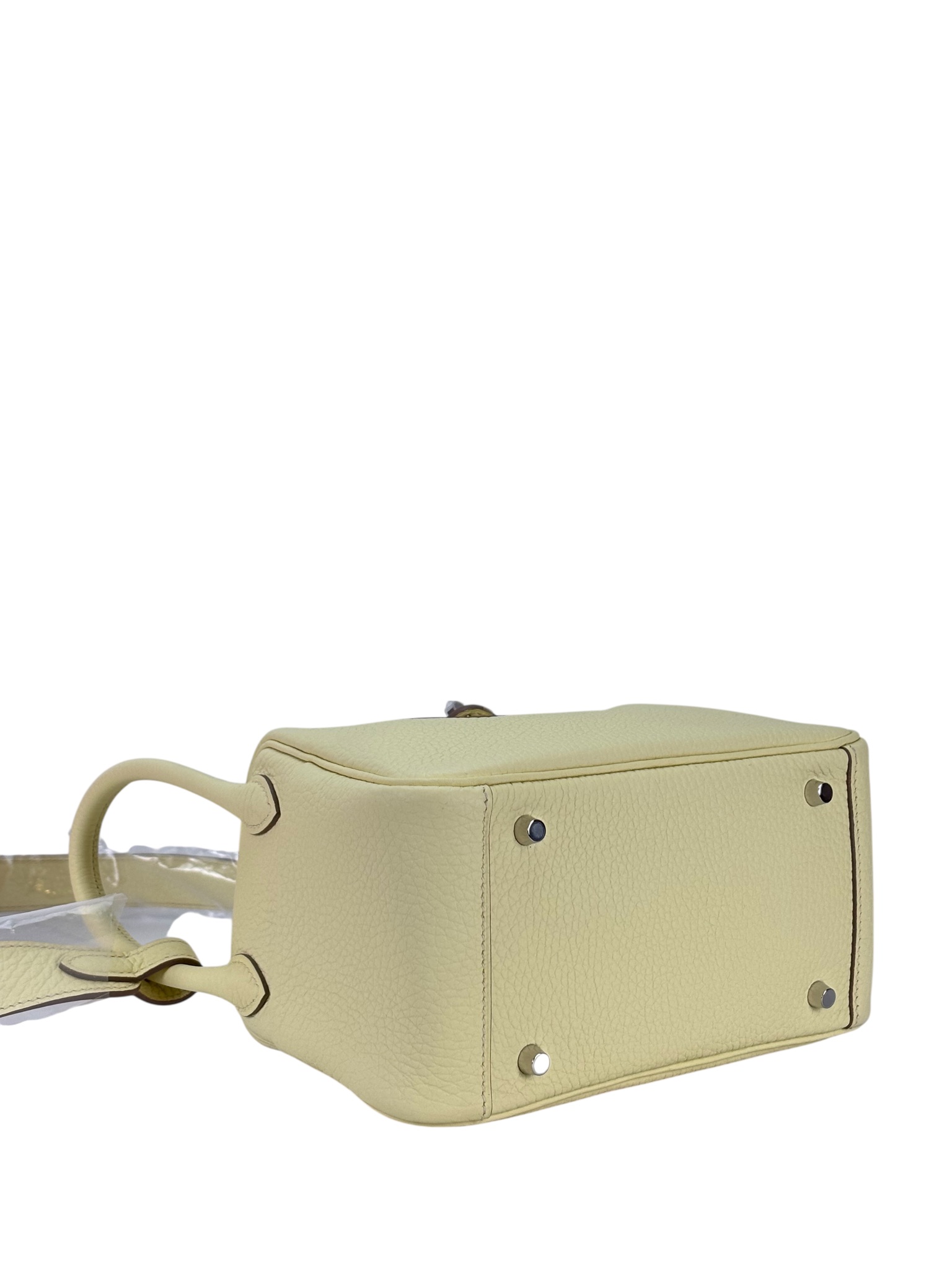 HERMES - Mini Lindy I8 Milton Yellow TC Palladium Hardware 