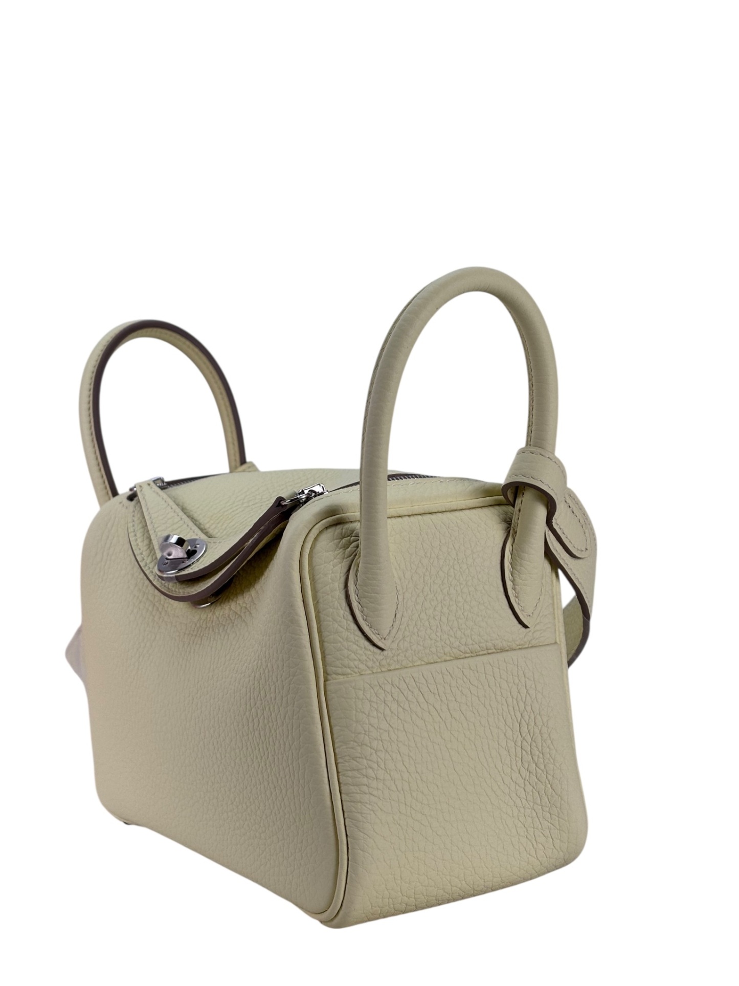 HERMES - Mini Lindy I8 Milton Yellow TC Palladium Hardware 