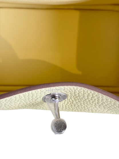 HERMES - Mini Lindy I8 Milton Yellow TC Palladium Hardware 