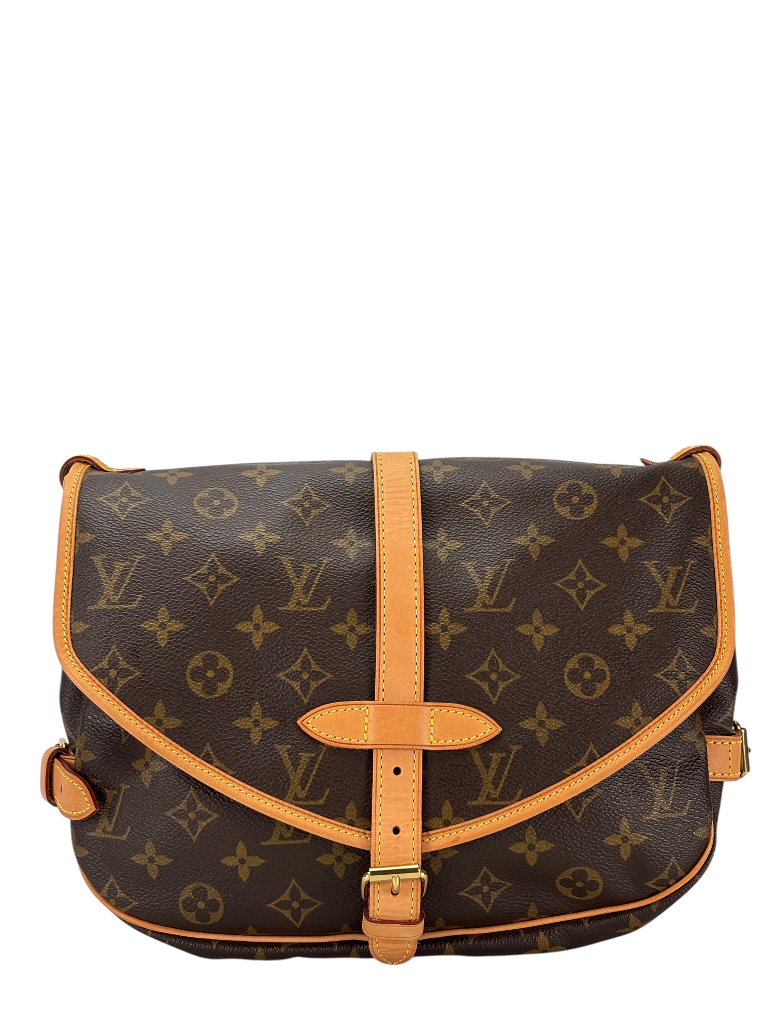 LOUIS VUITTON - Saumur Messenger Shoulder Bag Monogram Canvas