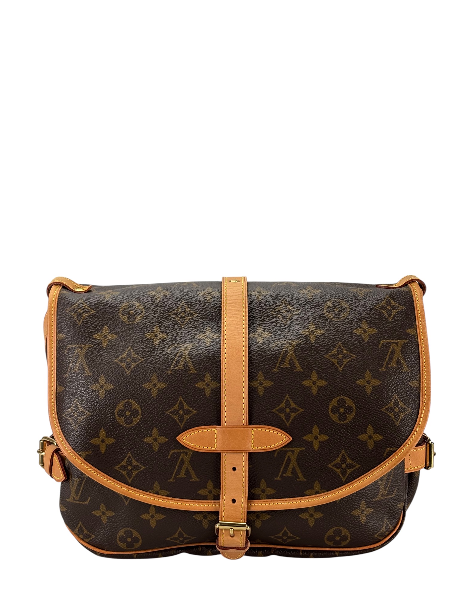 LOUIS VUITTON - Saumur Messenger Shoulder Bag Monogram Canvas