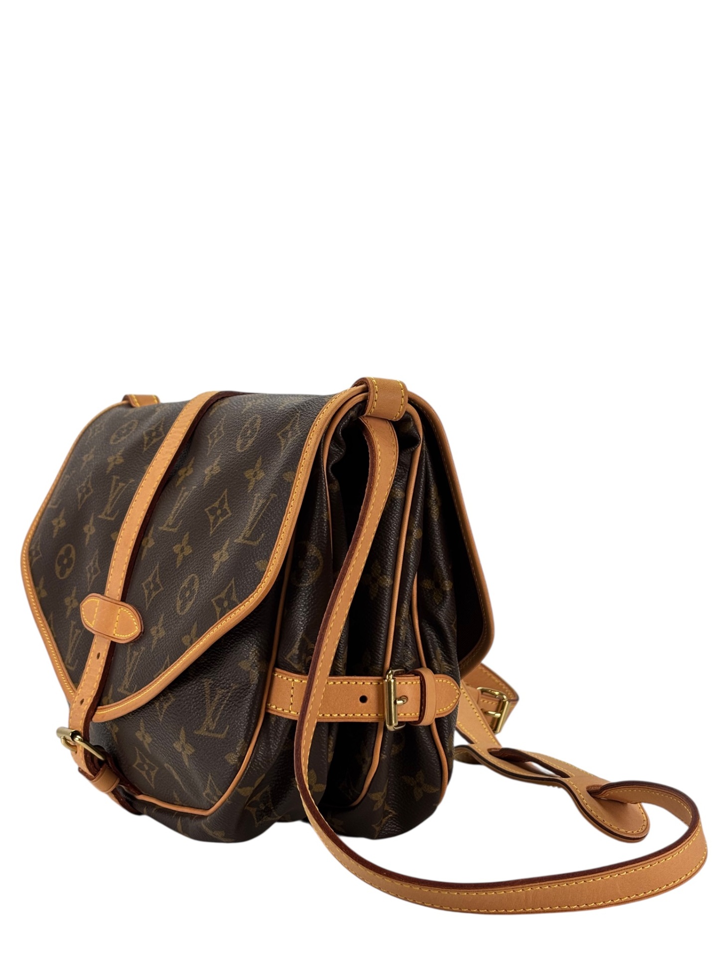 LOUIS VUITTON - Saumur Messenger Shoulder Bag Monogram Canvas