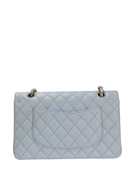 CHANEL - Medium Classic Double Flap Bag Black Caviar Gold Hardware (CF25)