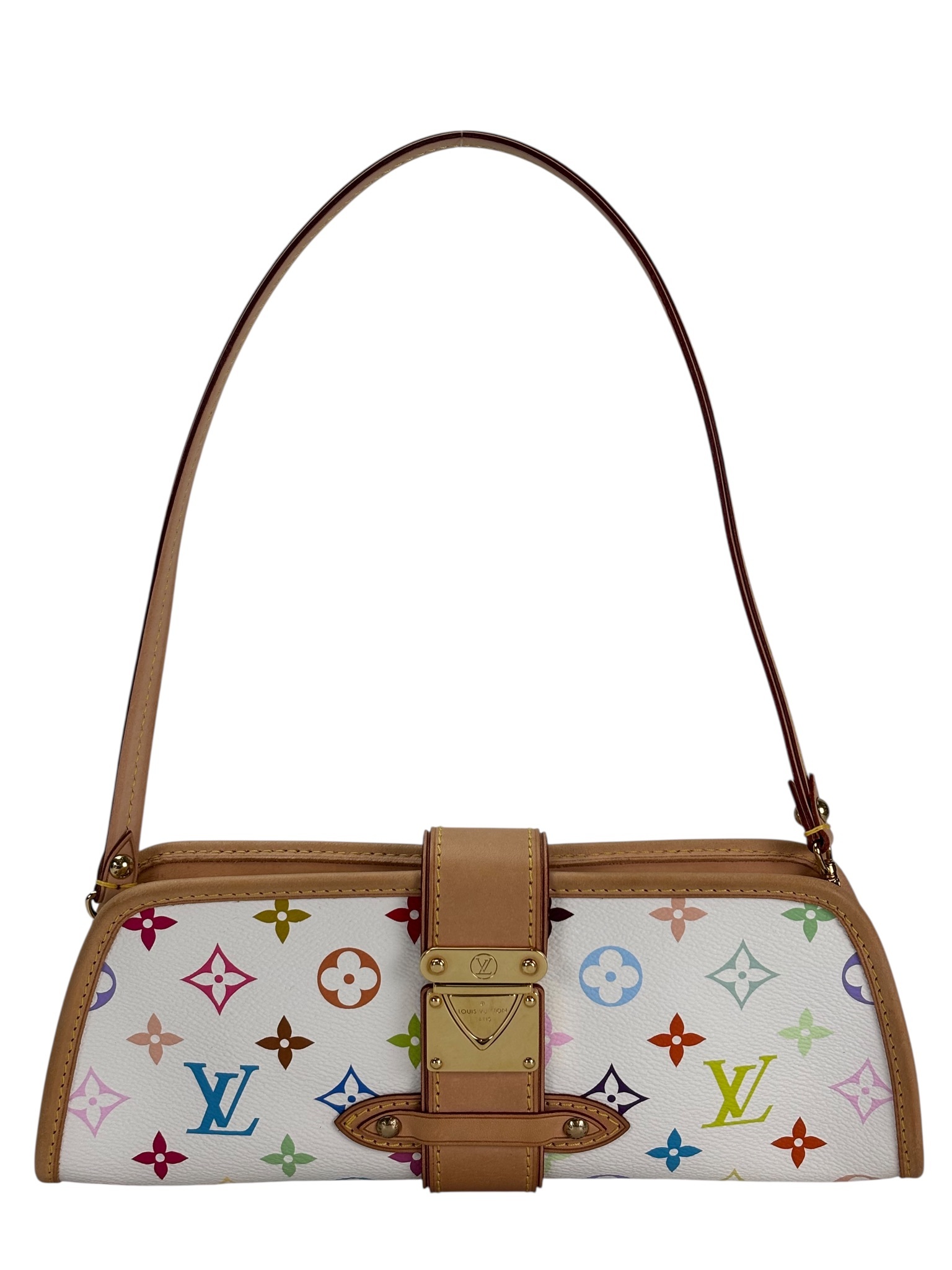 LOUIS VUITTON - White Monogram Multicolor Shirley Bron 2way Bag