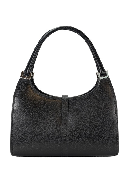 GUCCI - Black Leather Jackie Medium Shoulder Bag 