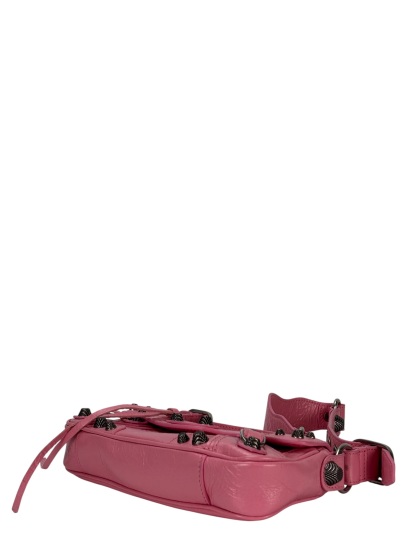 BALENCIAGA - Pink Leather Le Cagole Sling Xs Shoulder Bag