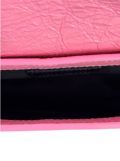 BALENCIAGA - Pink Leather Le Cagole Sling Xs Shoulder Bag
