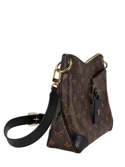 LOUIS VUITTON - Monogram Canvas Odeon PM Noir Crossbody Bag