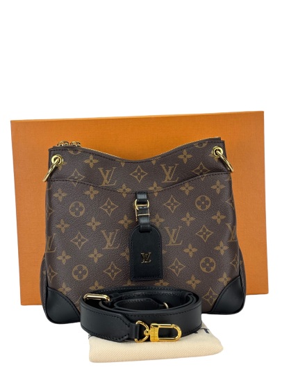 LOUIS VUITTON - Monogram Canvas Odeon PM Noir Crossbody Bag