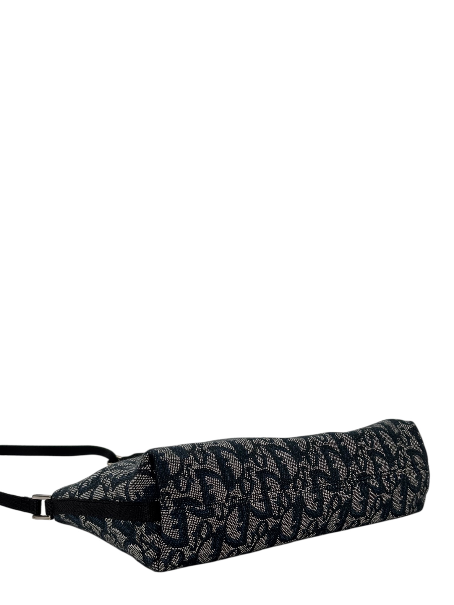 CHRISTIAN DIOR - Black Canvas Diorissimo Pochette Shoulder Bag