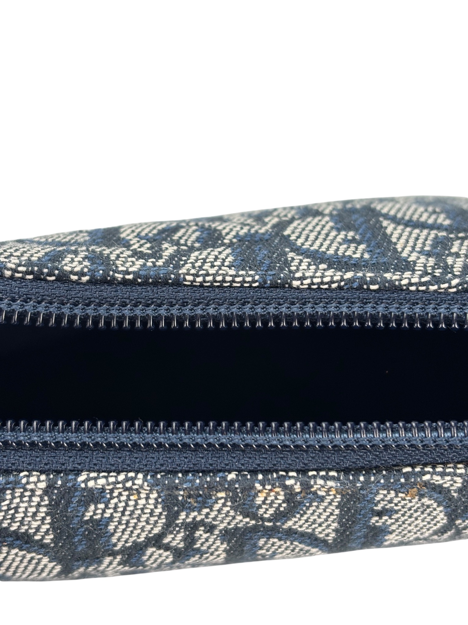 CHRISTIAN DIOR - Black Canvas Diorissimo Pochette Shoulder Bag