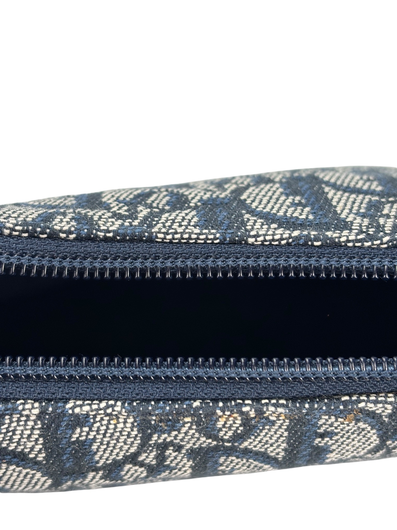 CHRISTIAN DIOR - Black Canvas Diorissimo Pochette Shoulder Bag